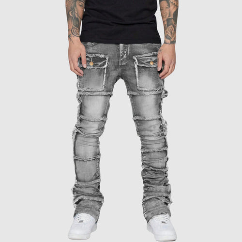 Felix Grant Distressed Denim Jeans Ash & Harbor