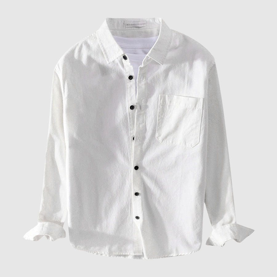 Felix Grant Everyday Cotton Shirt Ash & Harbor