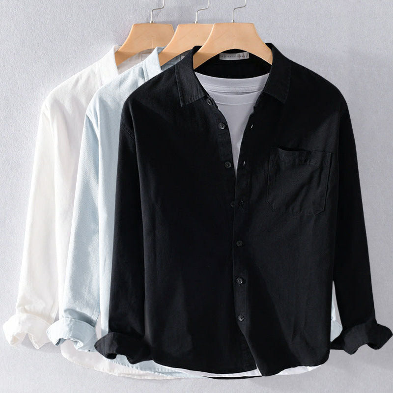 Felix Grant Everyday Cotton Shirt Ash & Harbor