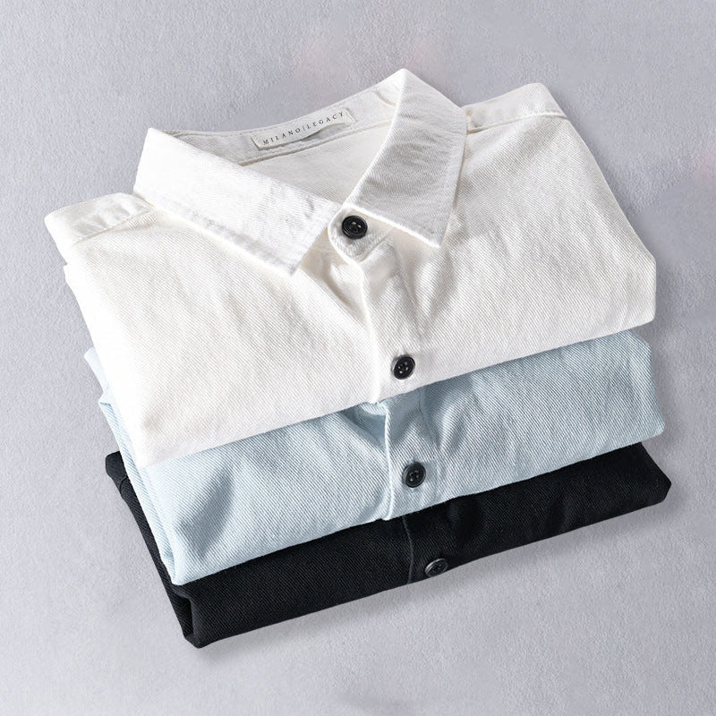 Felix Grant Everyday Cotton Shirt Ash & Harbor