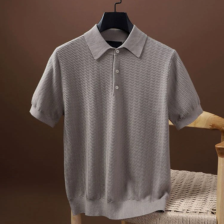 Felix Grant Summer Polo Shirt Ash & Harbor