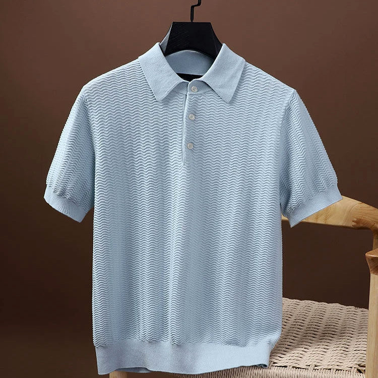 Felix Grant Summer Polo Shirt Ash & Harbor