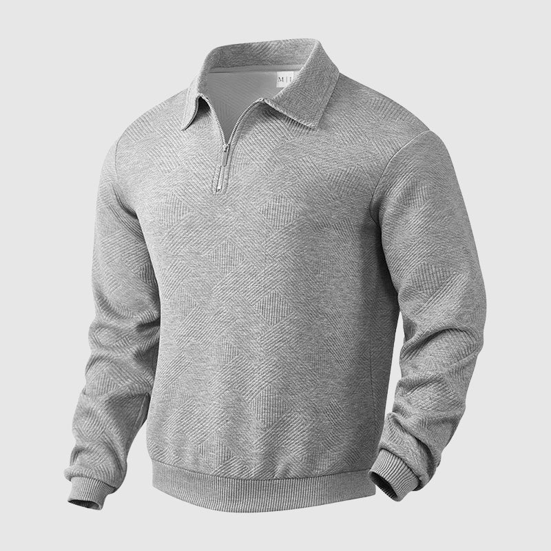 Felix Grant Urban Polo Sweater Ash & Harbor