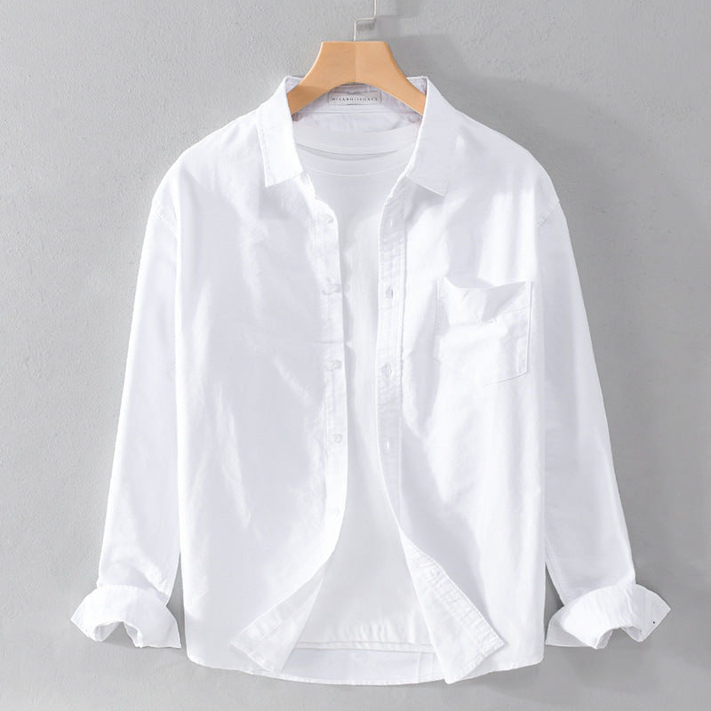 Felix Grant Weekend Cotton Shirt Ash & Harbor
