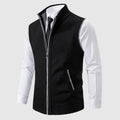 François Blanchet Zip-Up Sweater Vest Ash & Harbor