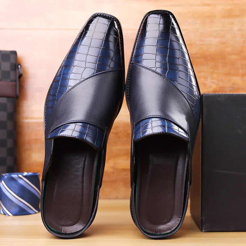 François Blanchet Mule Shoes with Textured Upper Ash & Harbor