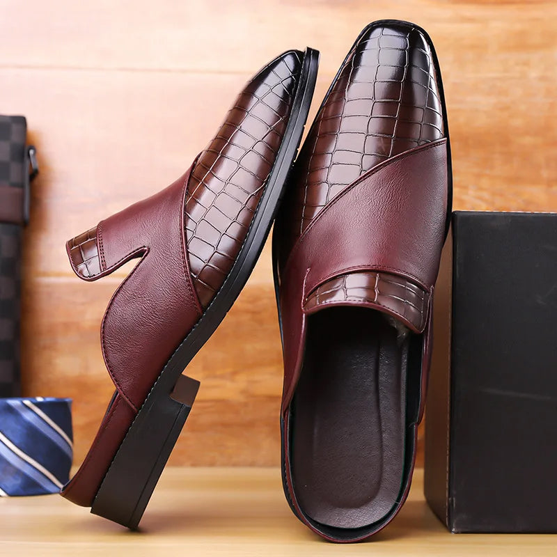 François Blanchet Mule Shoes with Textured Upper Ash & Harbor