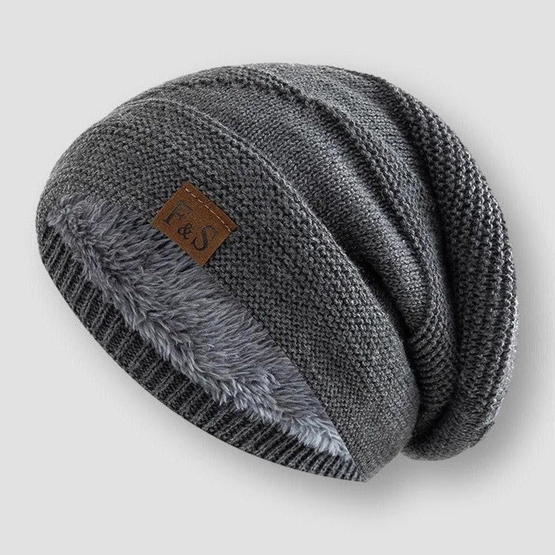 Frost & Stitch Fleece Knit Beanie Cole Hampton