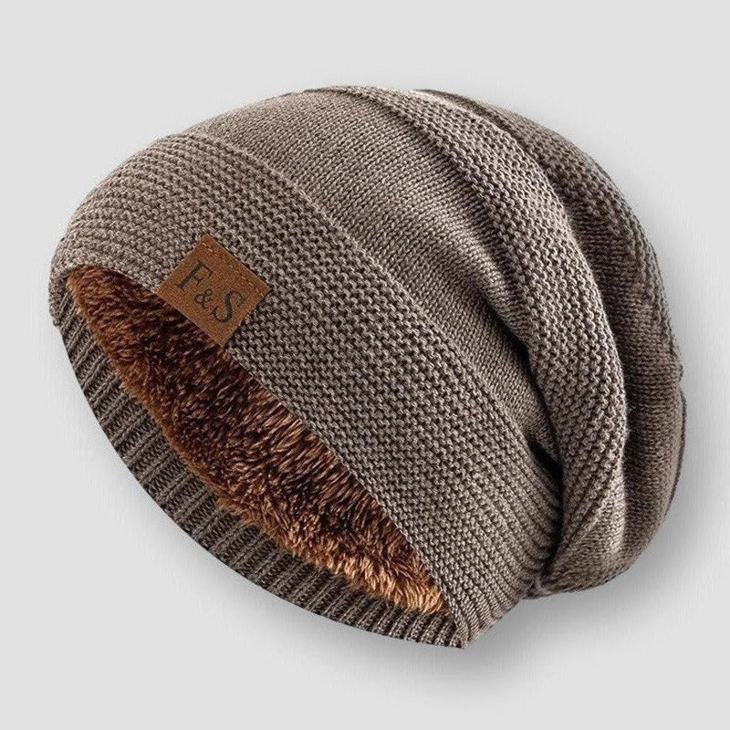 Frost & Stitch Fleece Knit Beanie Cole Hampton