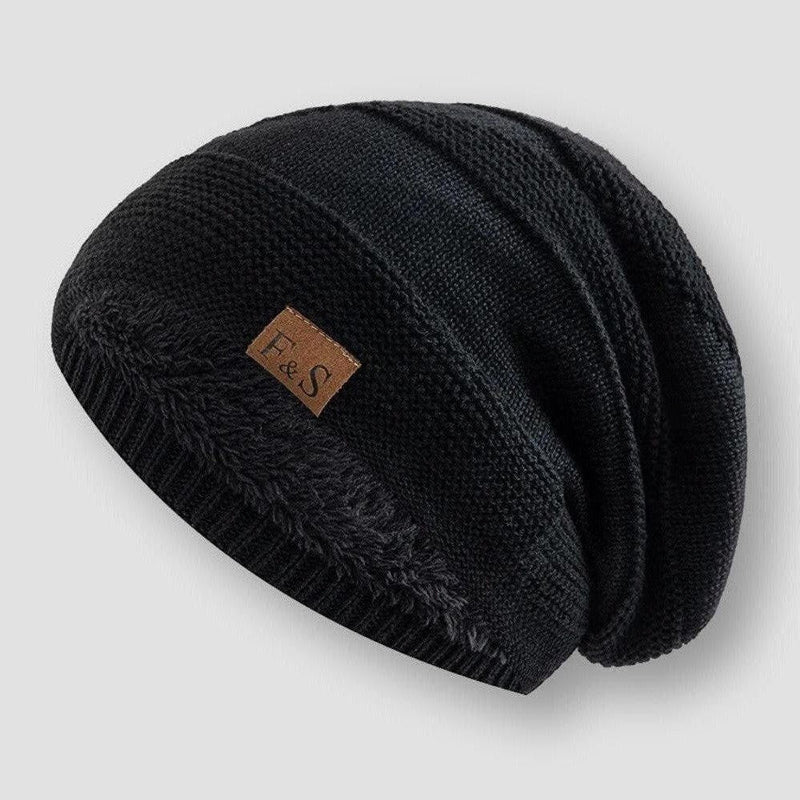 Frost & Stitch Fleece Knit Beanie Cole Hampton