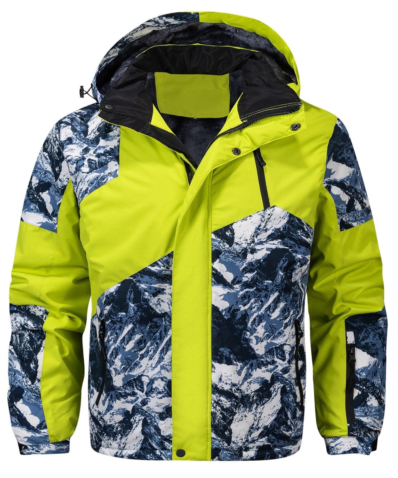Frost Peak Jacket – Men's Insulated Winter Jacket – Glacier Print Puffer Cole Hampton