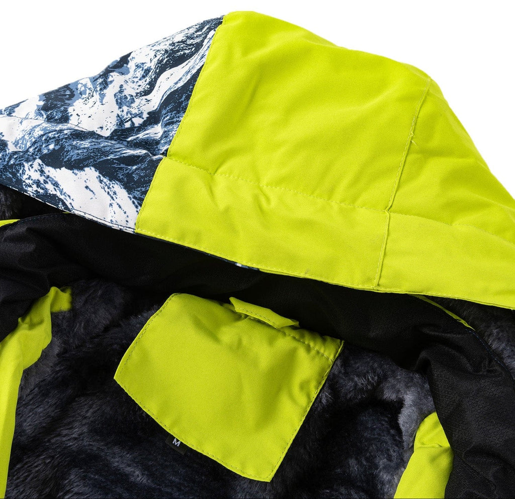 Frost Peak Jacket – Men's Insulated Winter Jacket – Glacier Print Puffer Cole Hampton