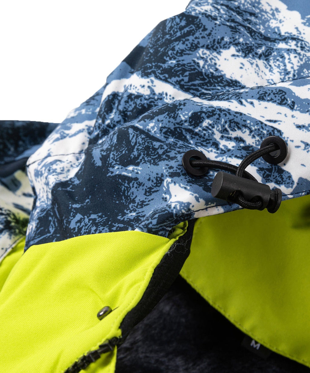 Frost Peak Jacket – Men's Insulated Winter Jacket – Glacier Print Puffer Cole Hampton