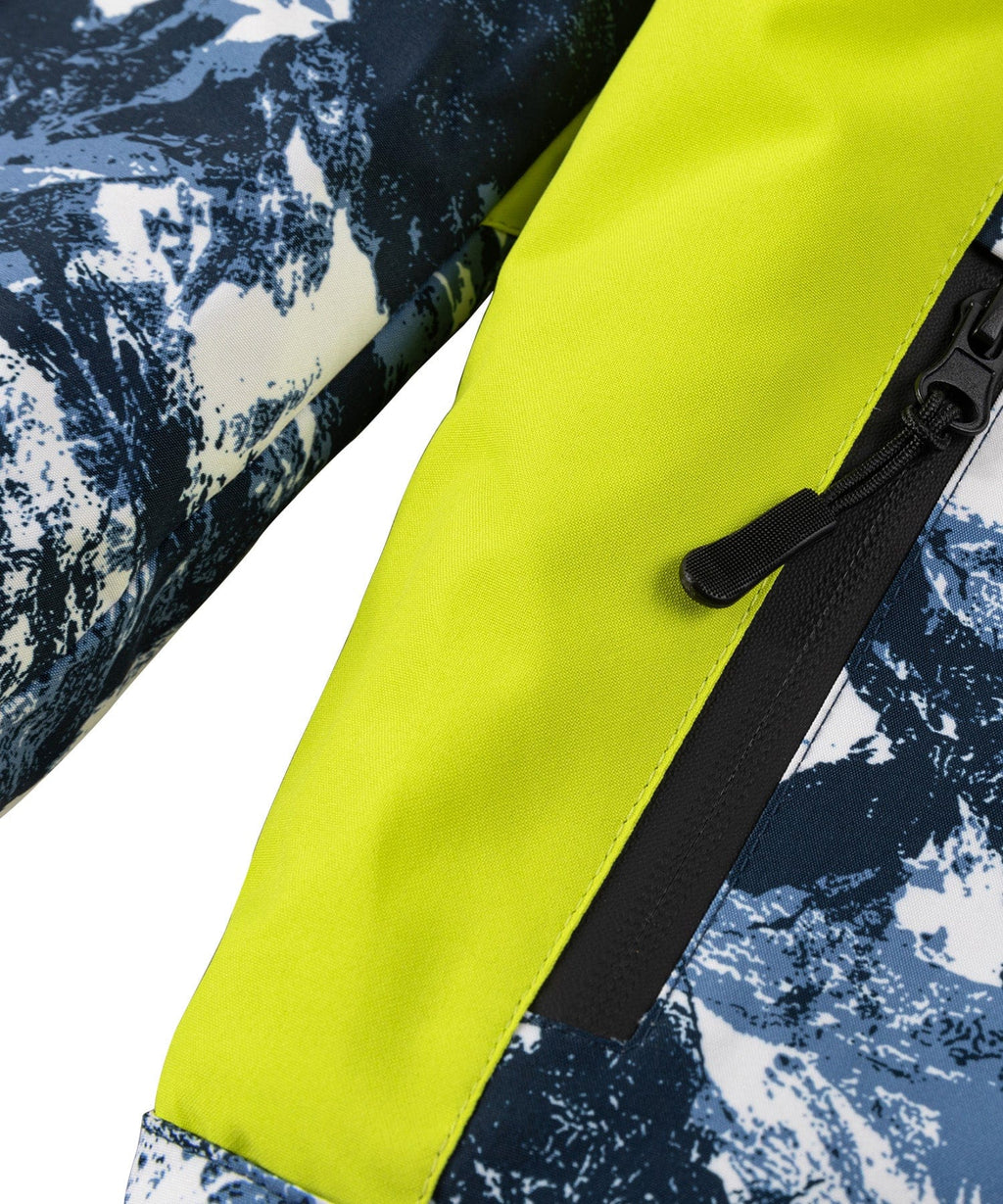 Frost Peak Jacket – Men's Insulated Winter Jacket – Glacier Print Puffer Cole Hampton