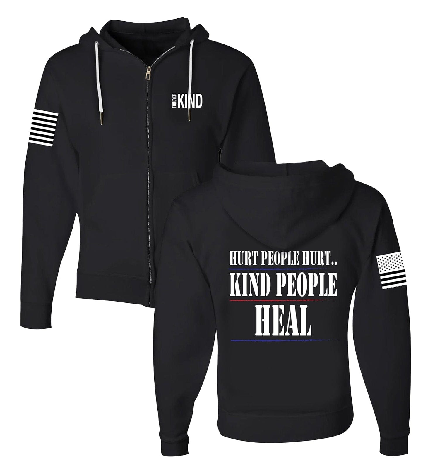 Patriot Hoodie – Men's Heavyweight Graphic Fleece Hoodie – Oversized Statement Cole Hampton
