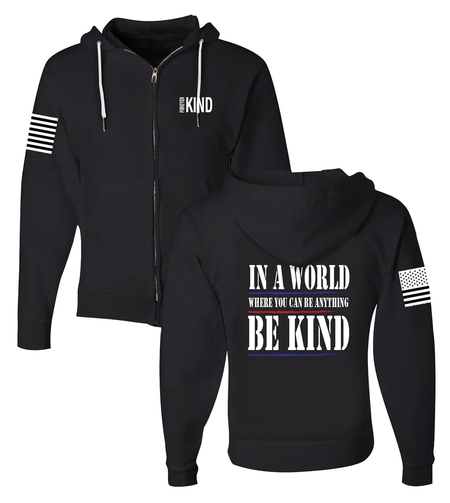 Patriot Hoodie – Men's Heavyweight Graphic Fleece Hoodie – Oversized Statement Cole Hampton