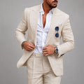 Kenneth - Men's Textured Linen Suit Set Cole Hampton