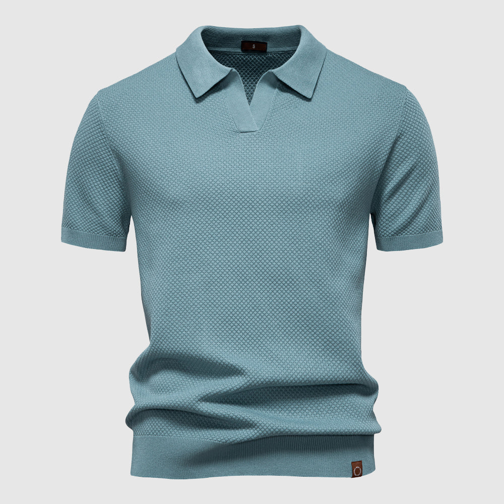 L'Eleganza di Milano Polo Shirt by Lorenzo Vitali Ash & Harbor