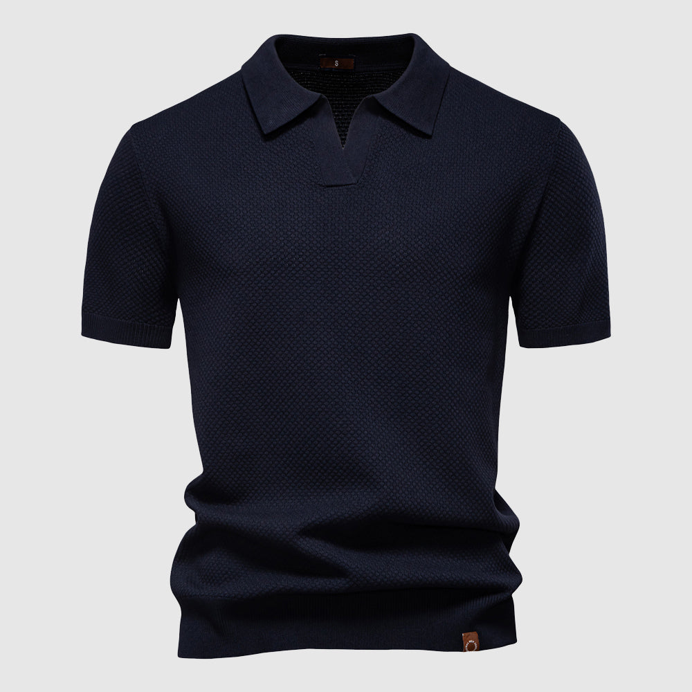 L'Eleganza di Milano Polo Shirt by Lorenzo Vitali Ash & Harbor