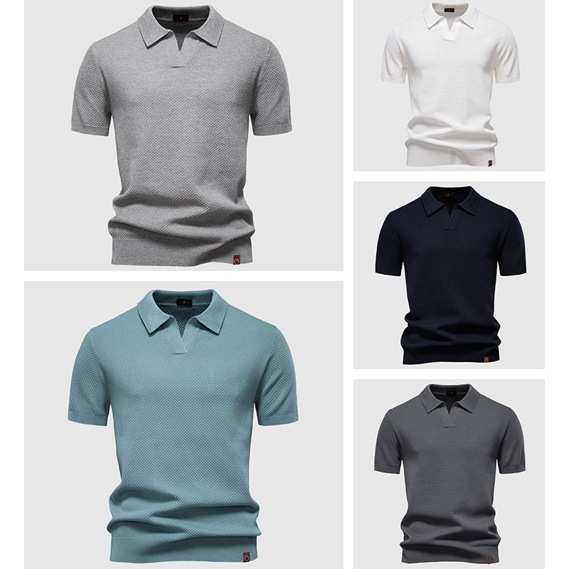 L'Eleganza di Milano Polo Shirt by Lorenzo Vitali Ash & Harbor