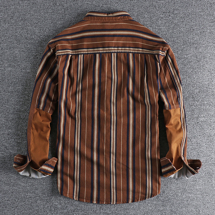 L'Esprit Moderne Striped Shirt by Felix Grant Ash & Harbor