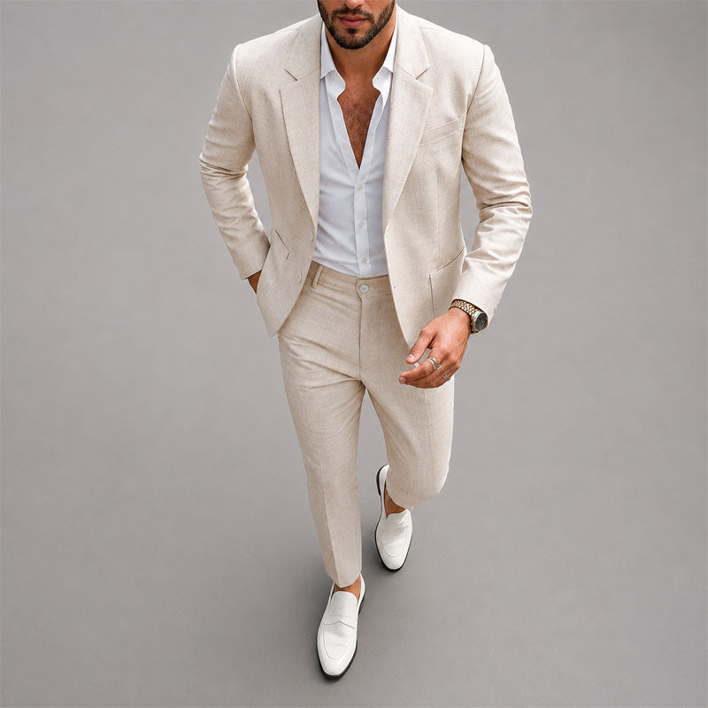 Leonard - Men's Tailored Slim-Fit Suit Set Cole Hampton