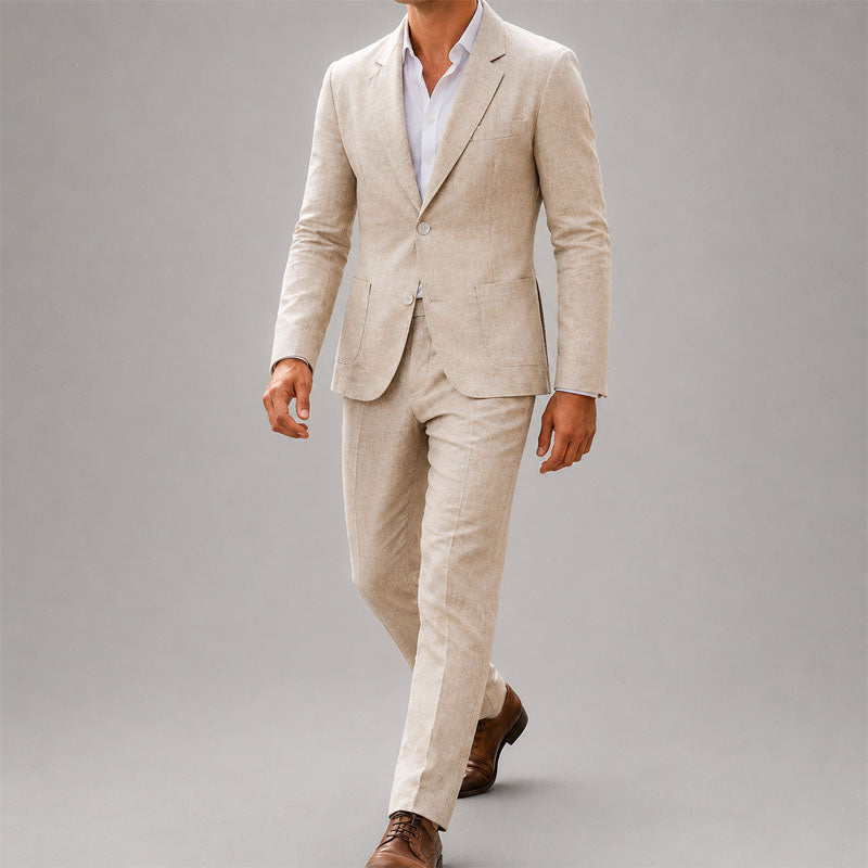 Leonard - Men's Tailored Slim-Fit Suit Set Cole Hampton