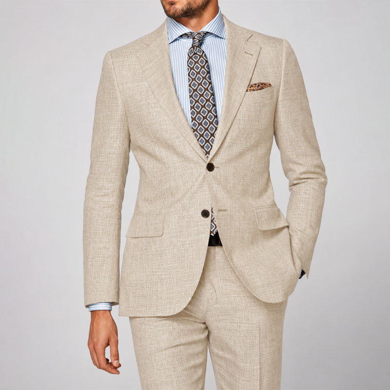 Lincoln - Men's Tailored Linen Two-Piece Suit Cole Hampton