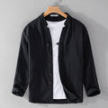 Lorenzo Vitali Breeze Linen Shirt Ash & Harbor