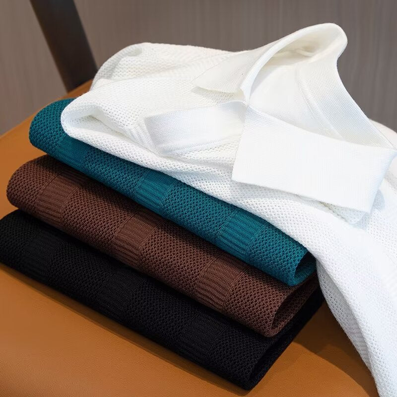 Lorenzo Vitali Edge Polo Shirt Ash & Harbor