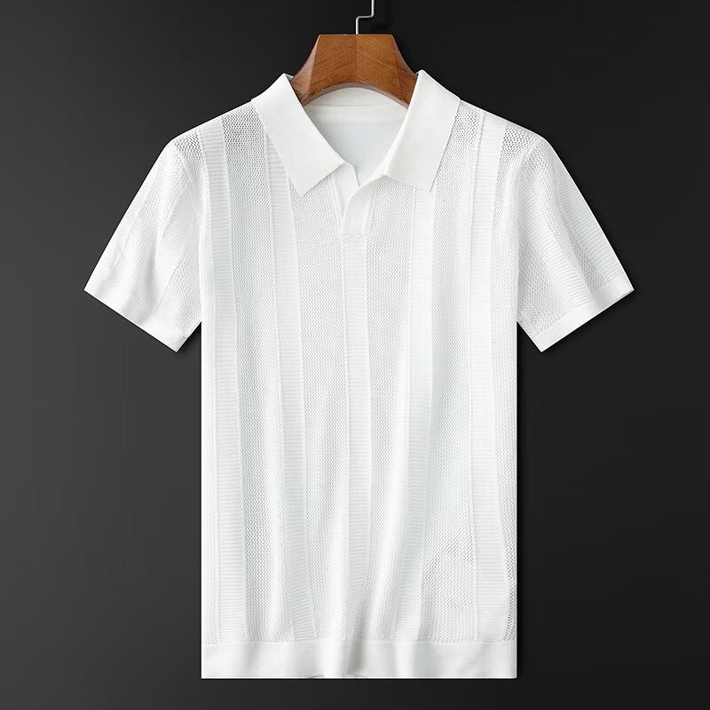 Lorenzo Vitali Edge Polo Shirt Ash & Harbor