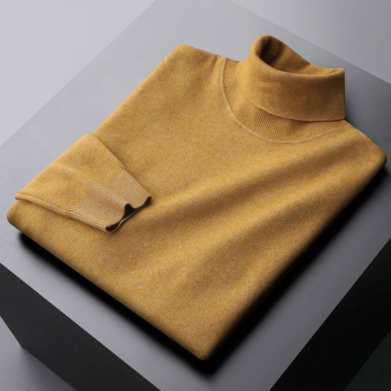 Lorenzo Vitali Elegant Turtleneck Sweater Ash & Harbor