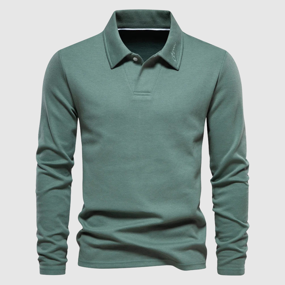 Lorenzo Vitali Elite Polo Shirt Ash & Harbor