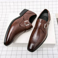 Lorenzo Vitali Monk Strap Dress Shoes Ash & Harbor