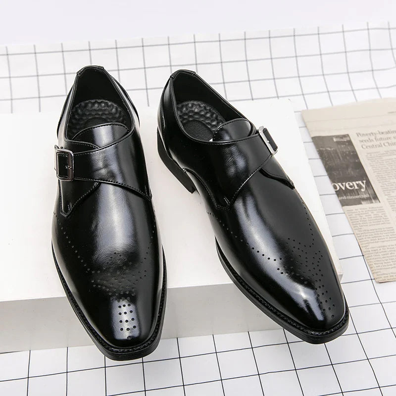 Lorenzo Vitali Monk Strap Dress Shoes Ash & Harbor