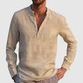 Lorenzo Vitali Nomad Linen Shirt Ash & Harbor