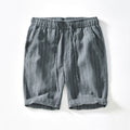 Lorenzo Vitali Riva Linen Shorts Ash & Harbor