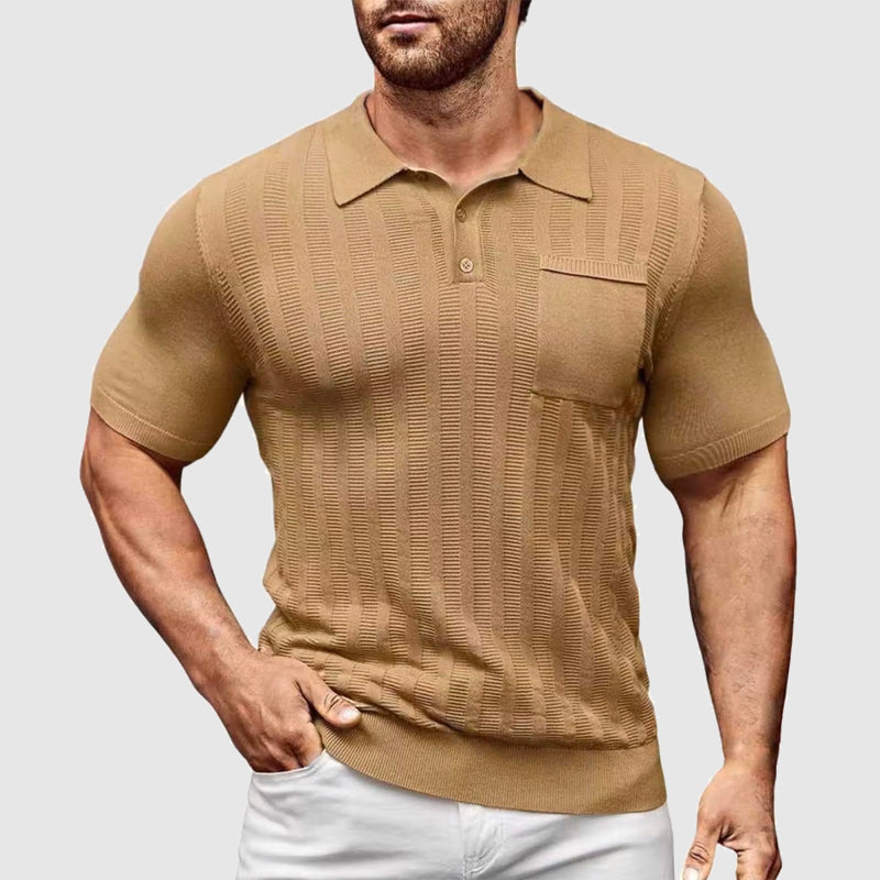 Lorenzo Vitali Tuscany Polo Shirt Ash & Harbor