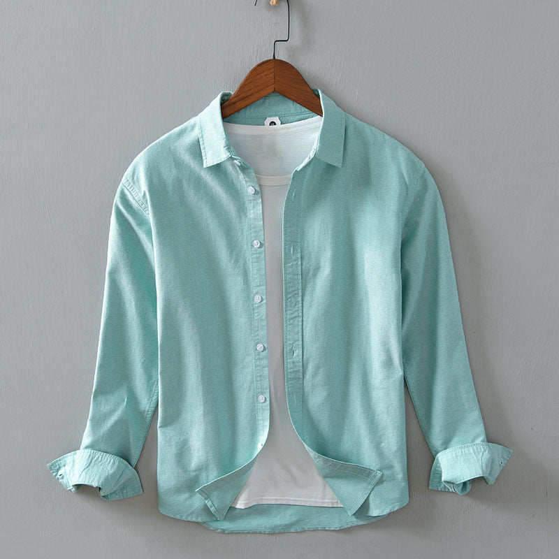 Lorenzo Vitali Uomo Casuale Shirt Ash & Harbor