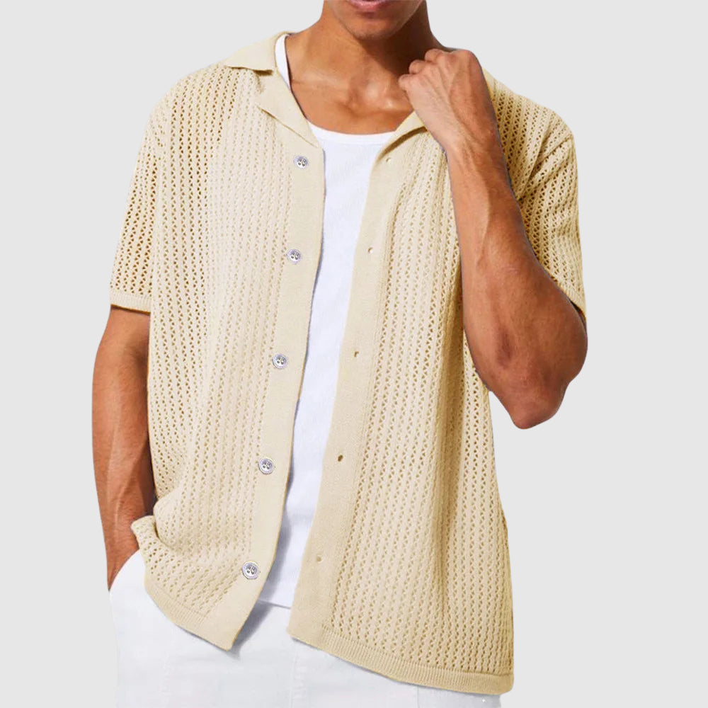 Lorenzo Vitali Urban Knit Shirt Ash & Harbor