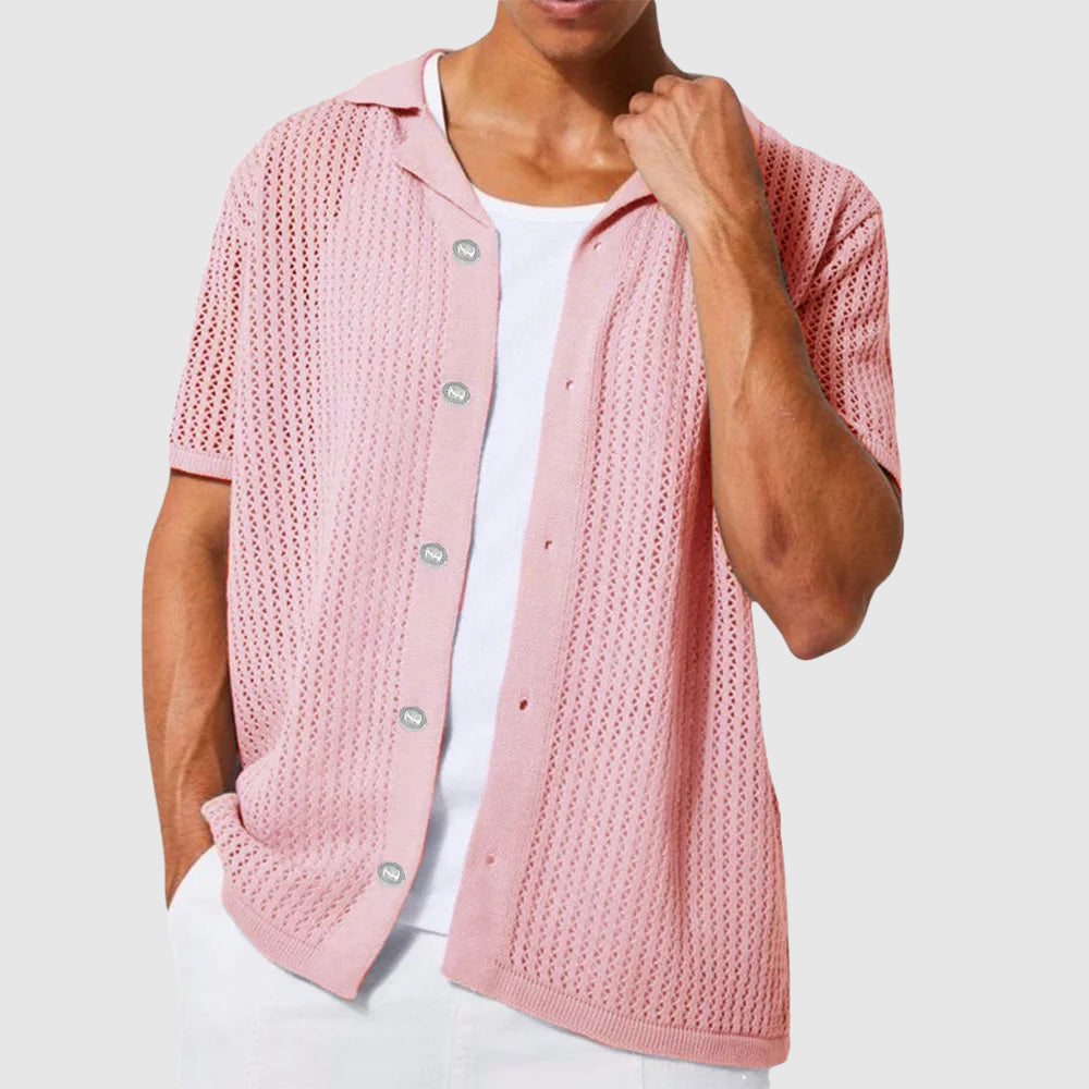 Lorenzo Vitali Urban Knit Shirt Ash & Harbor