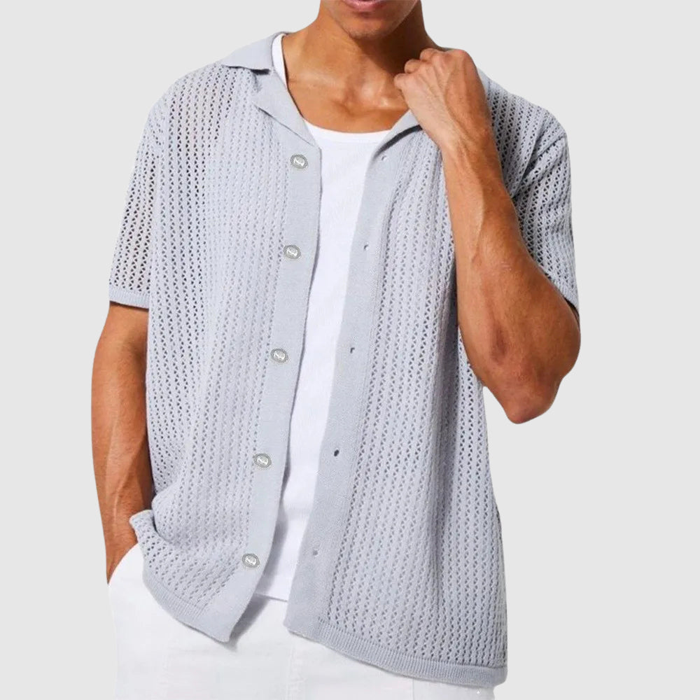 Lorenzo Vitali Urban Knit Shirt Ash & Harbor