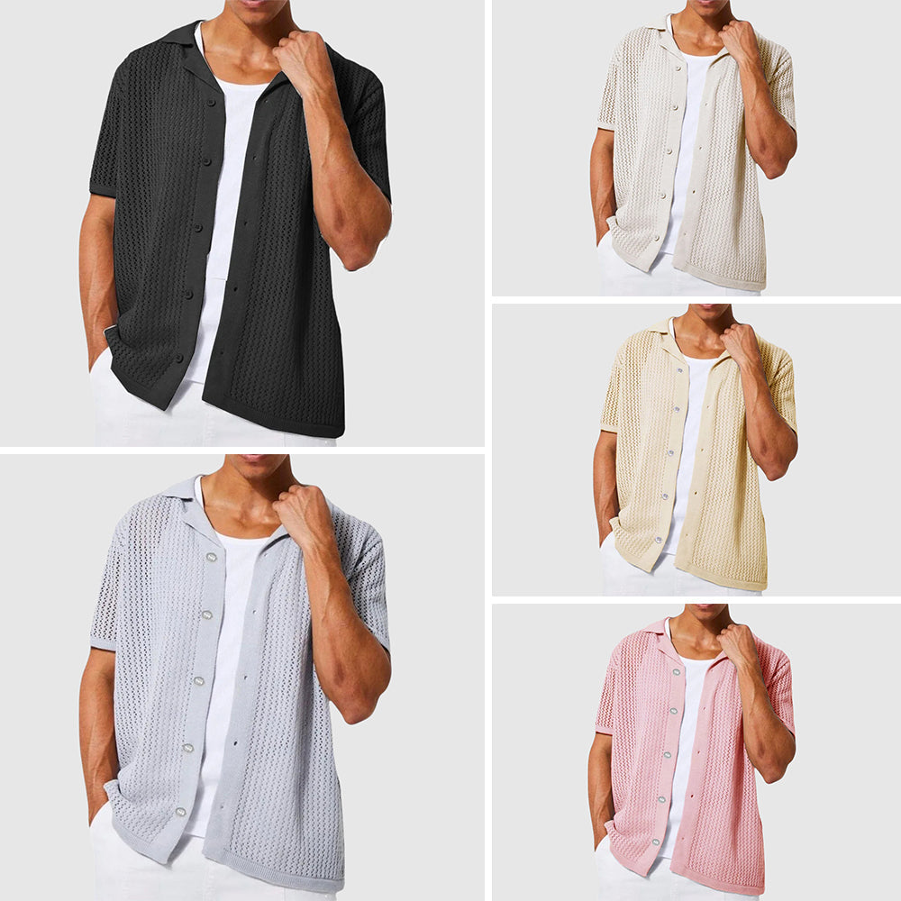 Lorenzo Vitali Urban Knit Shirt Ash & Harbor