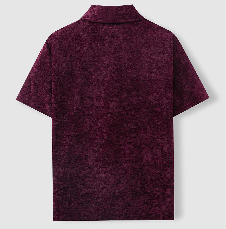 Lorenzo Vitali Velvet Retro Shirt Ash & Harbor