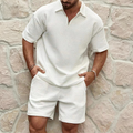 Gerald | Men's Half-Zip Polo & Shorts Summer Set Cole Hampton