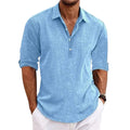 Cedric | Men's Breathable Linen Polo Shirt Cole Hampton