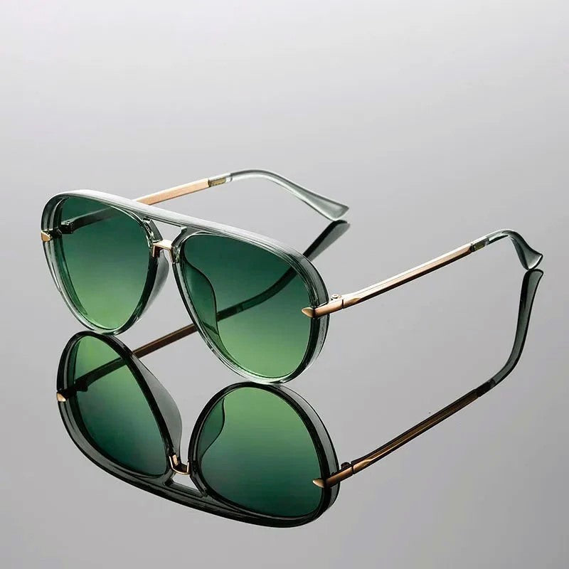 Modern Cut Aviator Sunglasses Cole Hampton