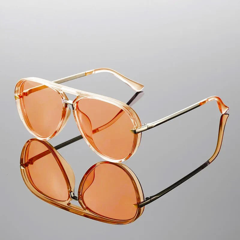 Modern Cut Aviator Sunglasses Cole Hampton