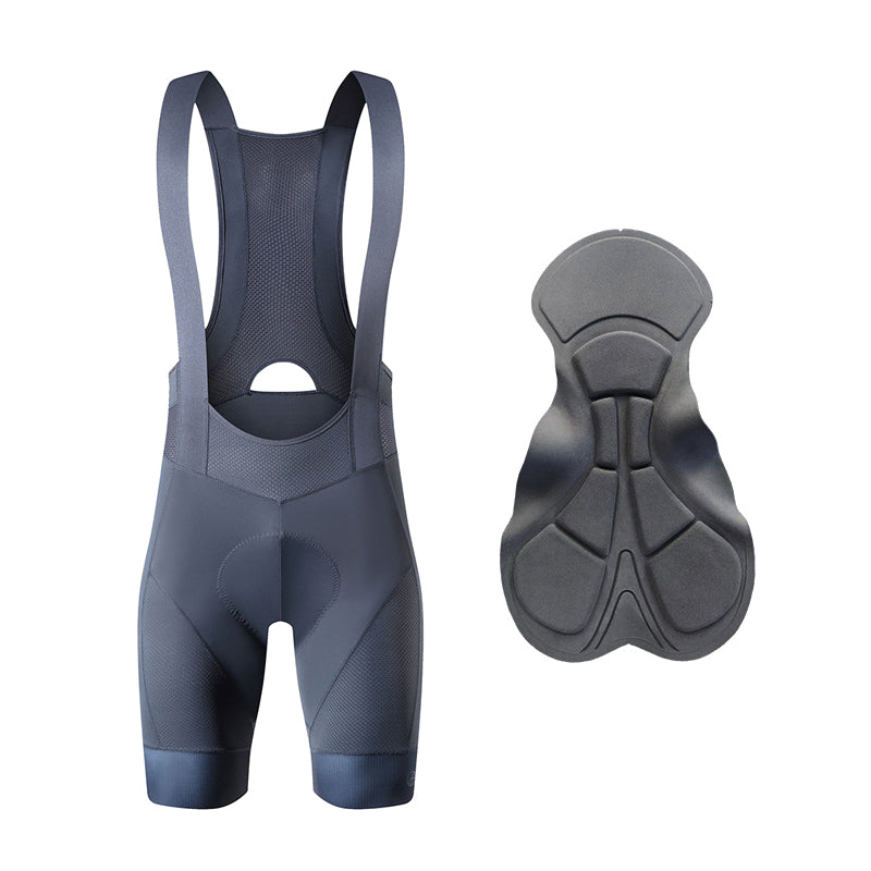 Performance Mesh Cycling Bib Shorts with 3D Pad Ash & Harbor