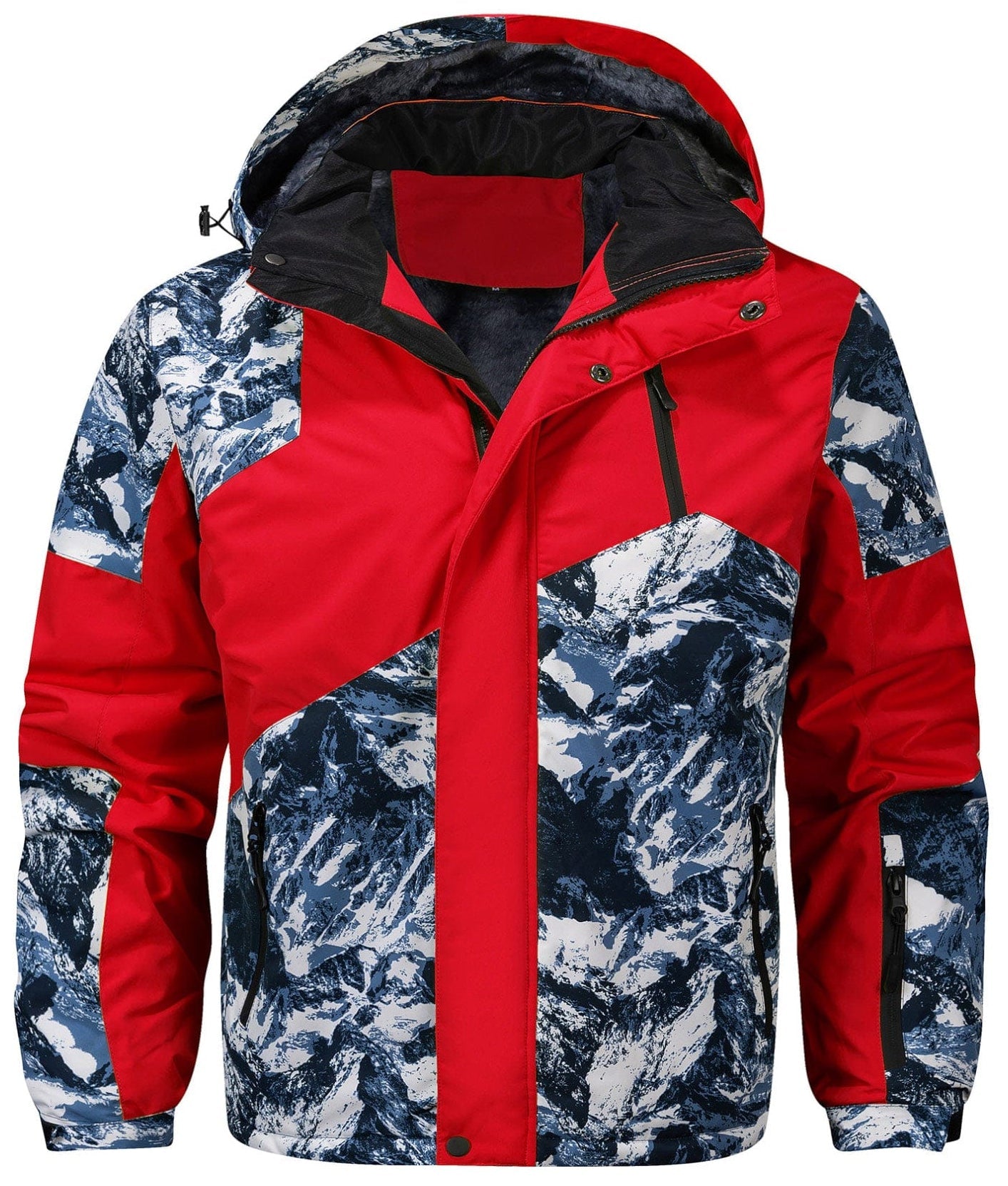 Frost Peak Jacket – Men's Insulated Winter Jacket – Glacier Print Puffer Cole Hampton